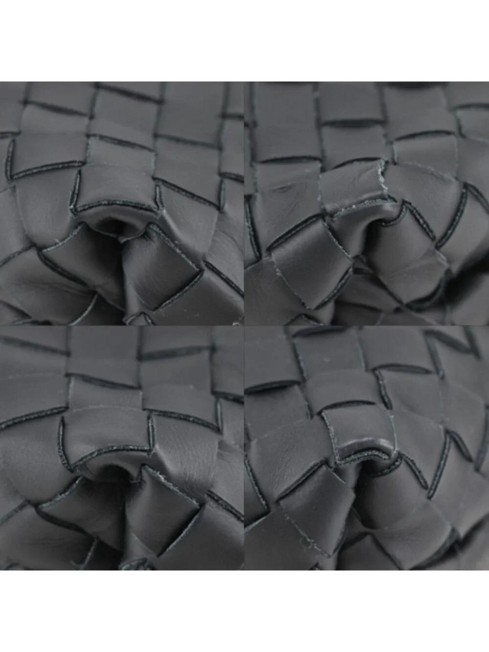 Bottega Veneta Classic Hydrology Intrecciato Leather Black Clutch